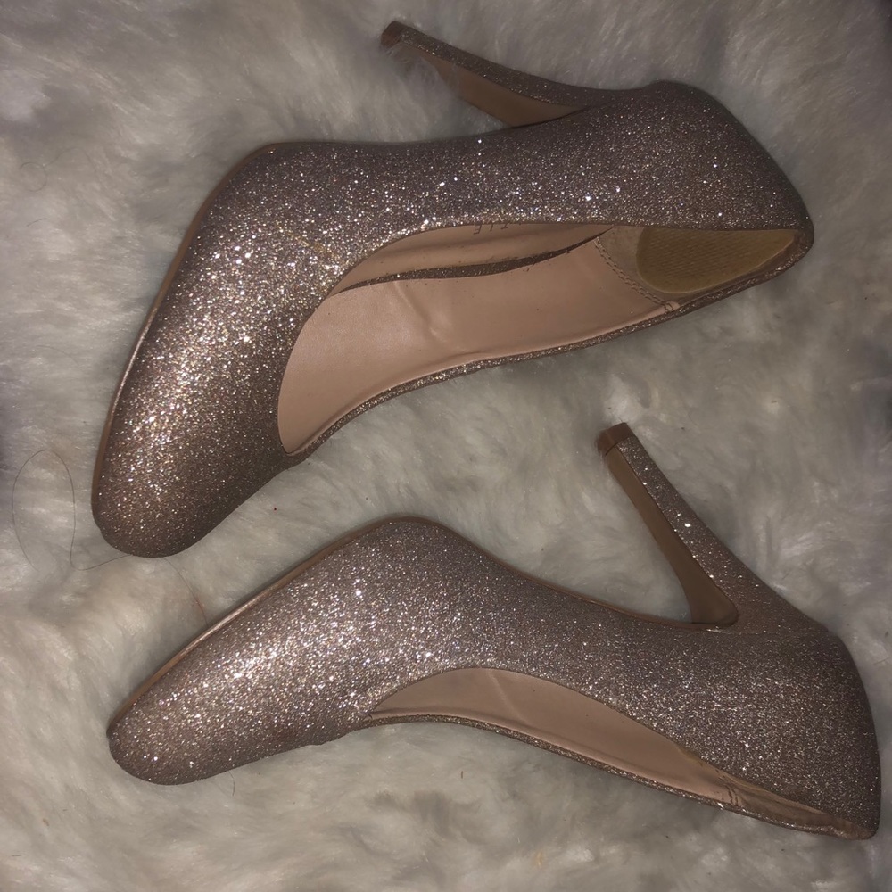 Glittery heels